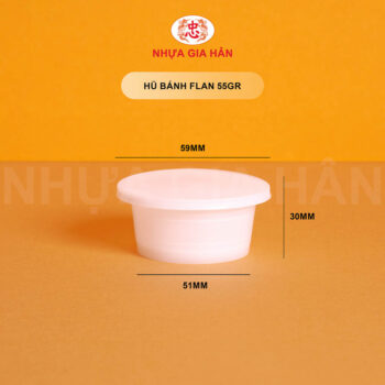 HŨ BÁNH FLAN NHỰA PP 55GR - Ảnh 7