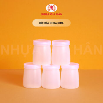 HŨ SỮA CHUA NHỰA HDPE 60ML - Ảnh 2
